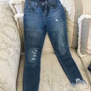Madewell 9” high-rise skinny.